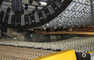 LD-A Top Convection Flat Glass Tempering Furnace in Turkey LD-A Top Convection Flat Glass Tempering Furnace in Turkey