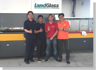 LandGlass Glass Tempering Machine in Cambodia